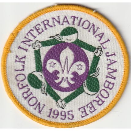 Scout Badge UK Jamboree - Norfolk (NorJam) 1995 (J1)