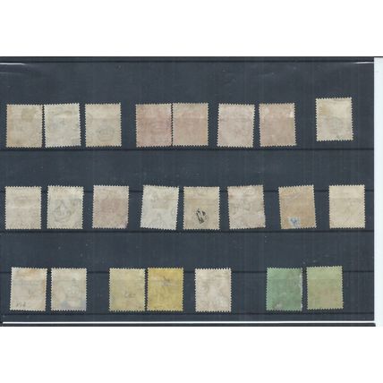 Nigeria Stamps 1921 George V used lot. (AA399)