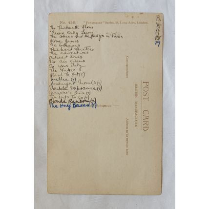 vintage postcard Charles Delaney, Actor + list of Movies