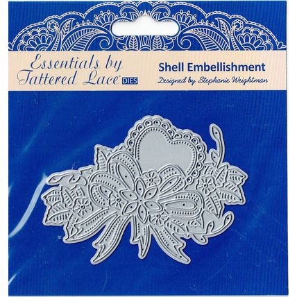 Tattered Lace Essentials - SHELL EMBELLISHEMENT -Stephanie Weightman - Metal Die