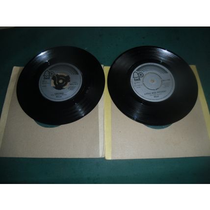 HELLO 7" SINGLES LOT OF 2 - TELL HIM/NEW YORK GROOVE