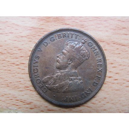 Australia 1912h (Heaton) 1d Penny Coin
