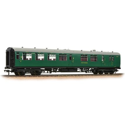 Bachmann 34-725 SR Bulleid Brake Third Semi-Open SR Malachite Green - NEW