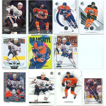 Leon Draisaitl 19x incl Inserts, Turq, Blue