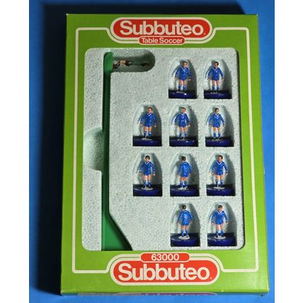 Subbuteo lw team ref 618 CHELSEA COMPLETE SET IN CORRECT LABEL BOX