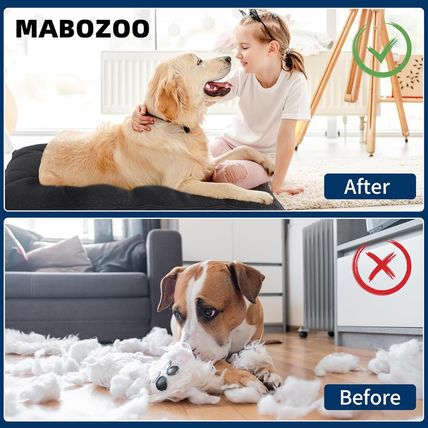 MABOZOO Chew Proof Indestructible Dog Beds for Aggressive Chewers,Durable Dog Cr