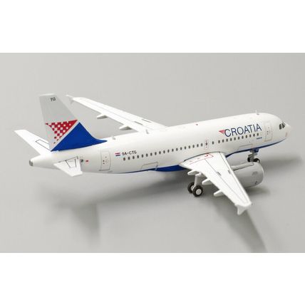 AIRBUS A319 CROATIA AIRLINES REG: 9A-CTG WITH ANTENNA - JCWINGS XX4066 1/400
