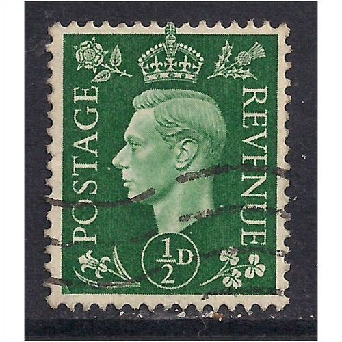 GB 1937 KGV1 1/2d Green stamp SG 462 (E252)