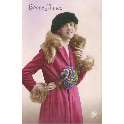 CARTE POSTALE - MODE - FEMME A CHAPEAU - REF 56