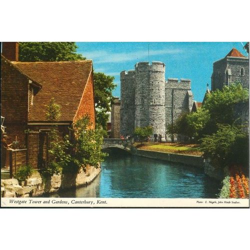 Westgate Tower & Gardens, Canterbury, Kent 1980 - John Hinde Original - 3TP 150