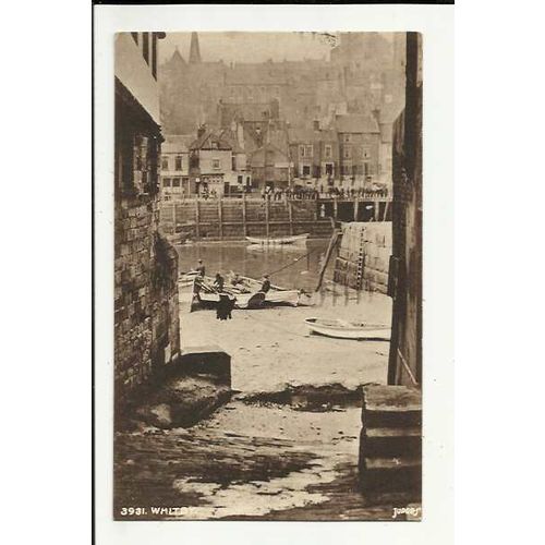 Yorkshire WHITBY View (Harbour) Postcard by Judges (3931)