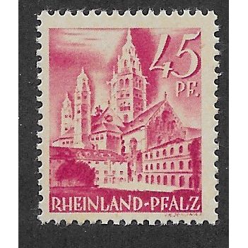 GER 1947 UM 45pf 'RHEINLAND PFALZ' (EBID65-648)
