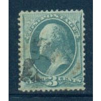 Used 158 3c George Washington Fine M00229