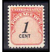 J89 1c Postage Due Fine MNH Dry Gum KA0191