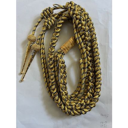 USA NAVY AIDC TO PRESIDENT GOLD BLUE METALLIC WIRE AIGUILLETTES ANCHOR PINS