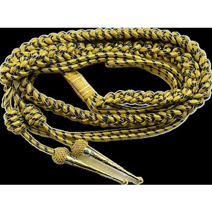 USA NAVY AIDC TO PRESIDENT GOLD BLUE METALLIC WIRE AIGUILLETTES ANCHOR PINS