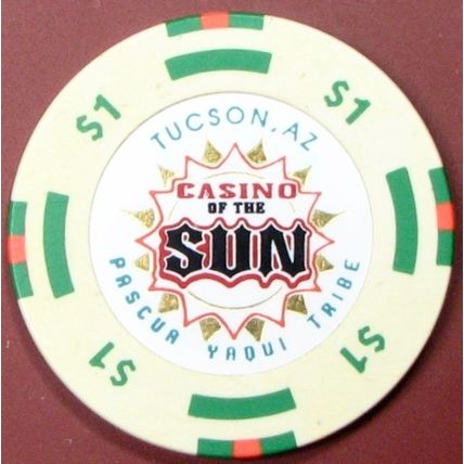 Casino of The Sun. $1 Casino Chip. Tucson, AZ. 09B.