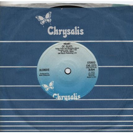 Blondie - Heart of glass / Rifle range 1978 U.S. 7" single vinyl record CHE2275