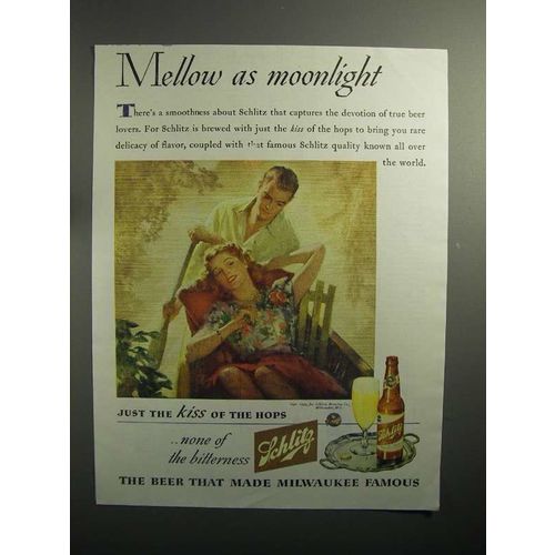 1944 Schlitz Beer Ad