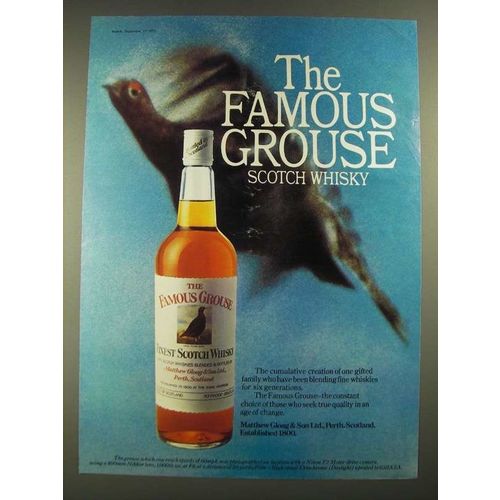 1975 Famous Grouse Scotch Ad