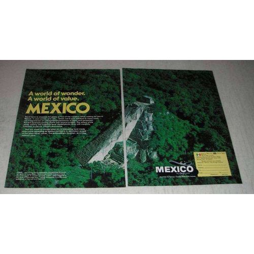 1981 Mexico Tourism Ad - A World of Wonder