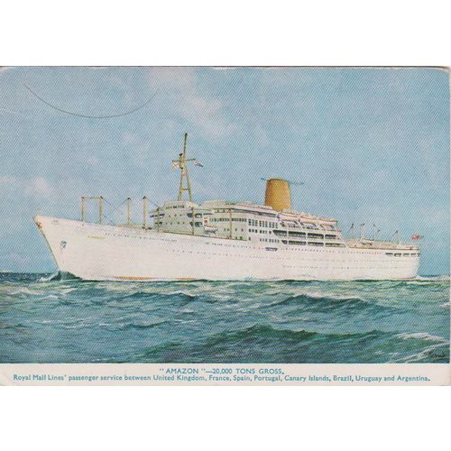GB 1957 Amazon Royal Mail Ship by Royal Mail Lines Ltd see rest
