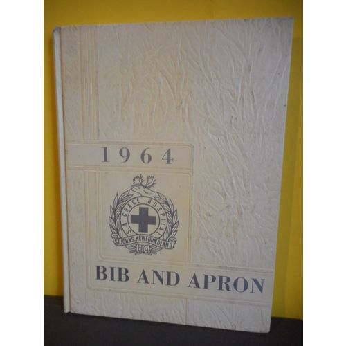 1964 Bib and Apron,S.A.Grace Hospital School of Nursing Yearbook,Newfoundland