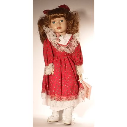 Limited Edition Rose Collection Fine 16 inch Bisque Porcelain Doll Nance