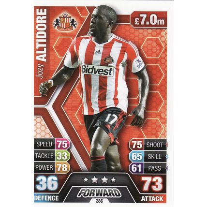 Match Attax 2013/2014 286 Jozy Altidore Sunderland