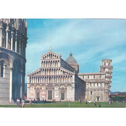 Pisa La Cattedrale Italy Postcard 1959 used VGC