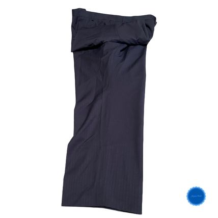 Collection By Michael Strahan Men's Dress Pants Navy Flat Front 50W x 32L NEW
