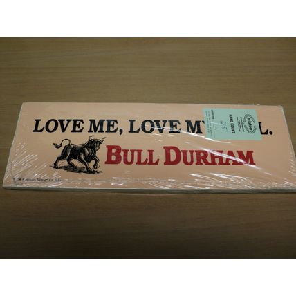 Pack Of 25 Bull Durham Cigarettes Bumper Sticker