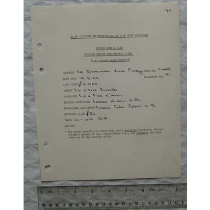1969 sales particulars 54 Chatsworth Road, Pudsey
