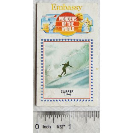 1986 Embassy Wonders of the World - Surfer, USA