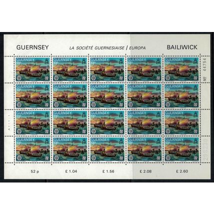 ZAYIX - Great Britain Guernsey 241-242 MNH Europa CEPT ships sheets 072422SL16