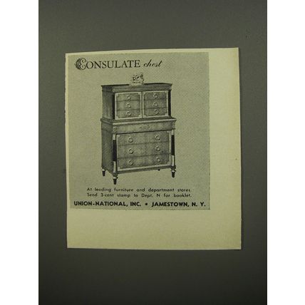 1953 Union-National Consulate Chest Advertisement