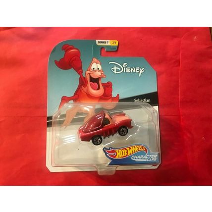 Hot Wheels Disney 2018 Character Cars - SEBASTIAN - Series 7 2/6 Little Mermaid