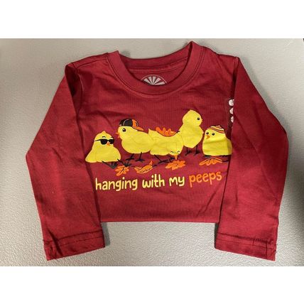 Toddler Hanging With My Peeps Long Sleve Tee