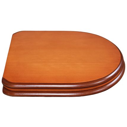 Ideal Standard Brasilia Resin Replica Seat in Cherry effect with Chrome hinges