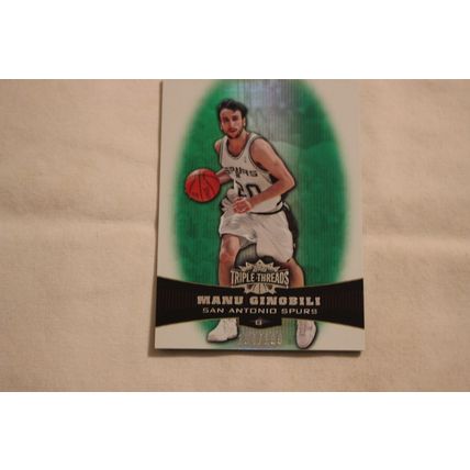 Manu Ginobil 2006/07 Topps Triple Threads EMERALD NO. 76 154/199
