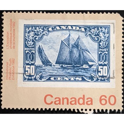 Stamp Canada SG1041 1982 60c Intl Philatelic Youth Exhibition Used