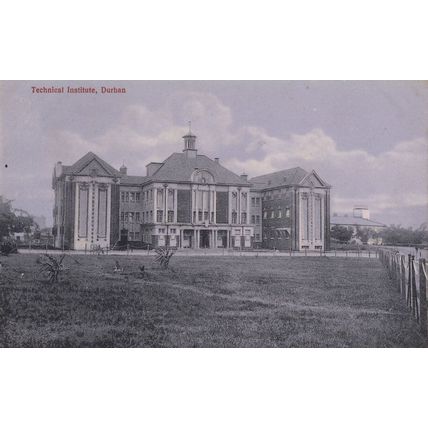 Technical Institute Durban South Africa Old Postcard