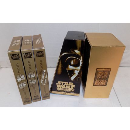 Star Wars Trilogy Special Edition Gold Box Set VHS 1997 THX