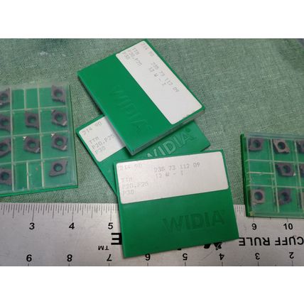 NEW lot 50 WIDIA 214-90 235 73 112 09 TTM CARBIDE INSERTS, GRADE 12W-I,TL