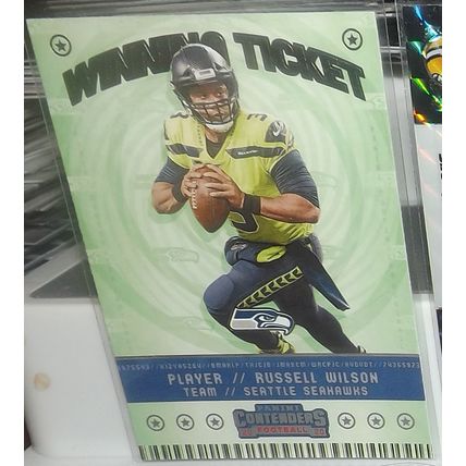 2020 Panini Contenders RUSSELL WILSON (Seahawks) Winning Tickets #2