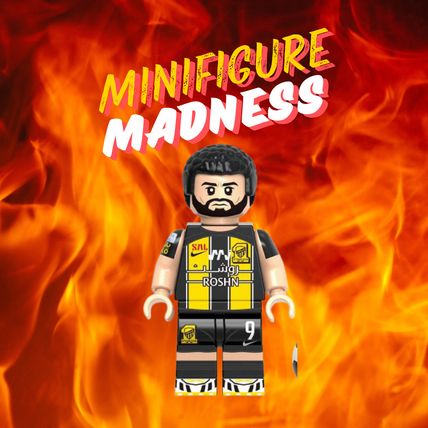 Minifigure Blocks Sports Football Al Itiihad Benzema