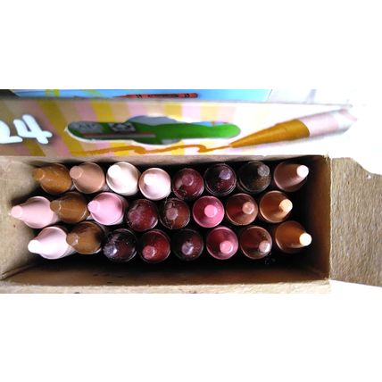 Crayola Crayons 24 Ct & Crayola Colors of the World 24 Ct Lot of 2 Packs New!