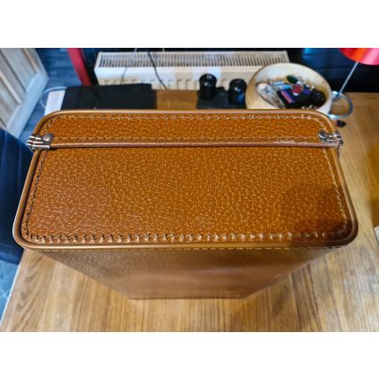 Vintage Pioneer Dressing Case, Brown, approx size 46 x 29 x 14 cm