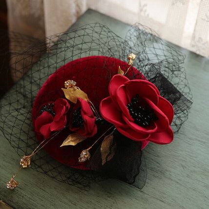 Bridal Birdcage Veil Flower Hat Royal Classic Vintage Wedding Accessory