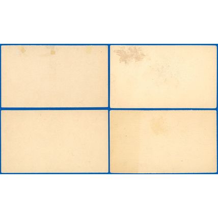 US 1886 Issued #UX9 Postal Cards, Mint LOT/4, A Couple Stains on Back, SCV $100!
